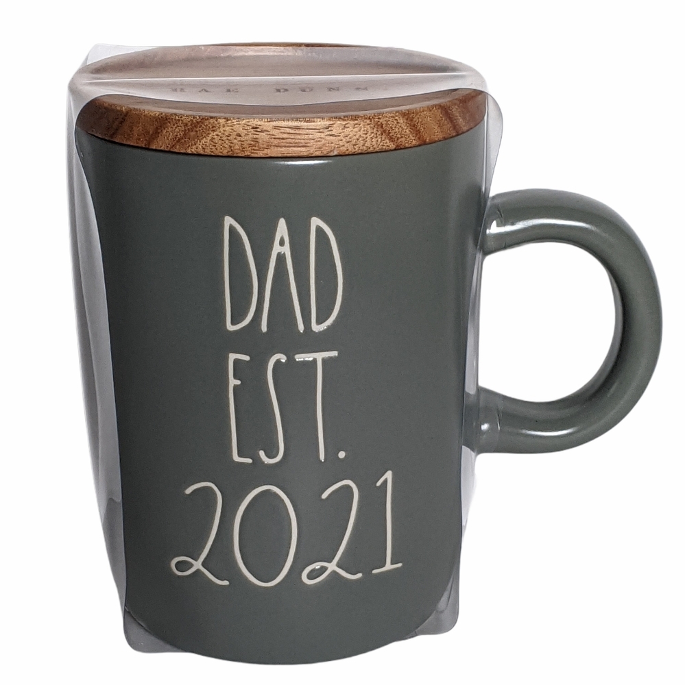 Rae Dunn Dad est 2021 mug